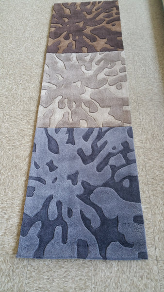 Wool Fiber  / Hand tufted E-100